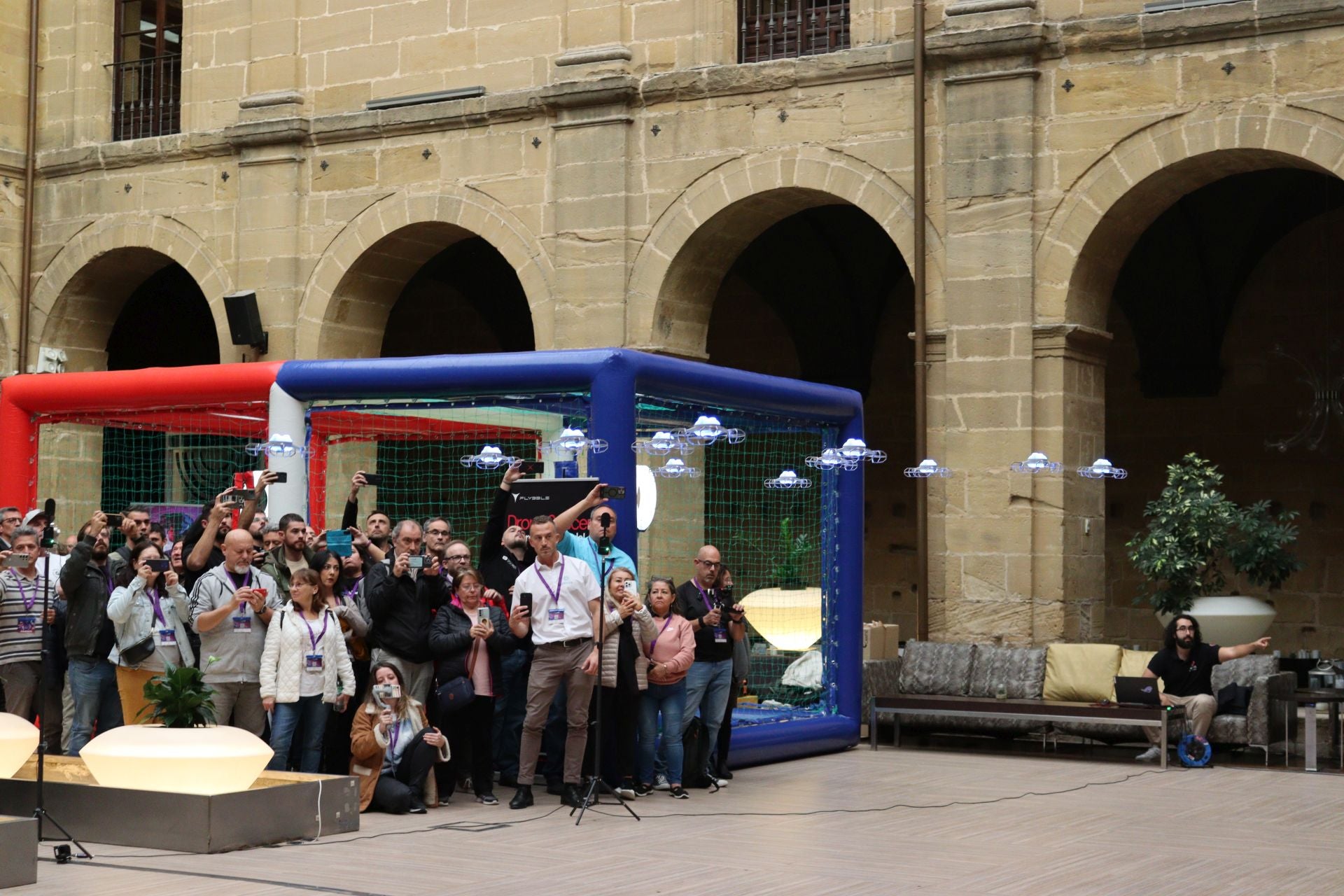 Vuelo de drones en Haro