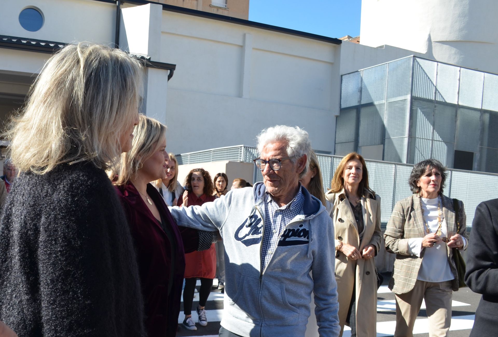 La inauguración del parque Ángel Blanco