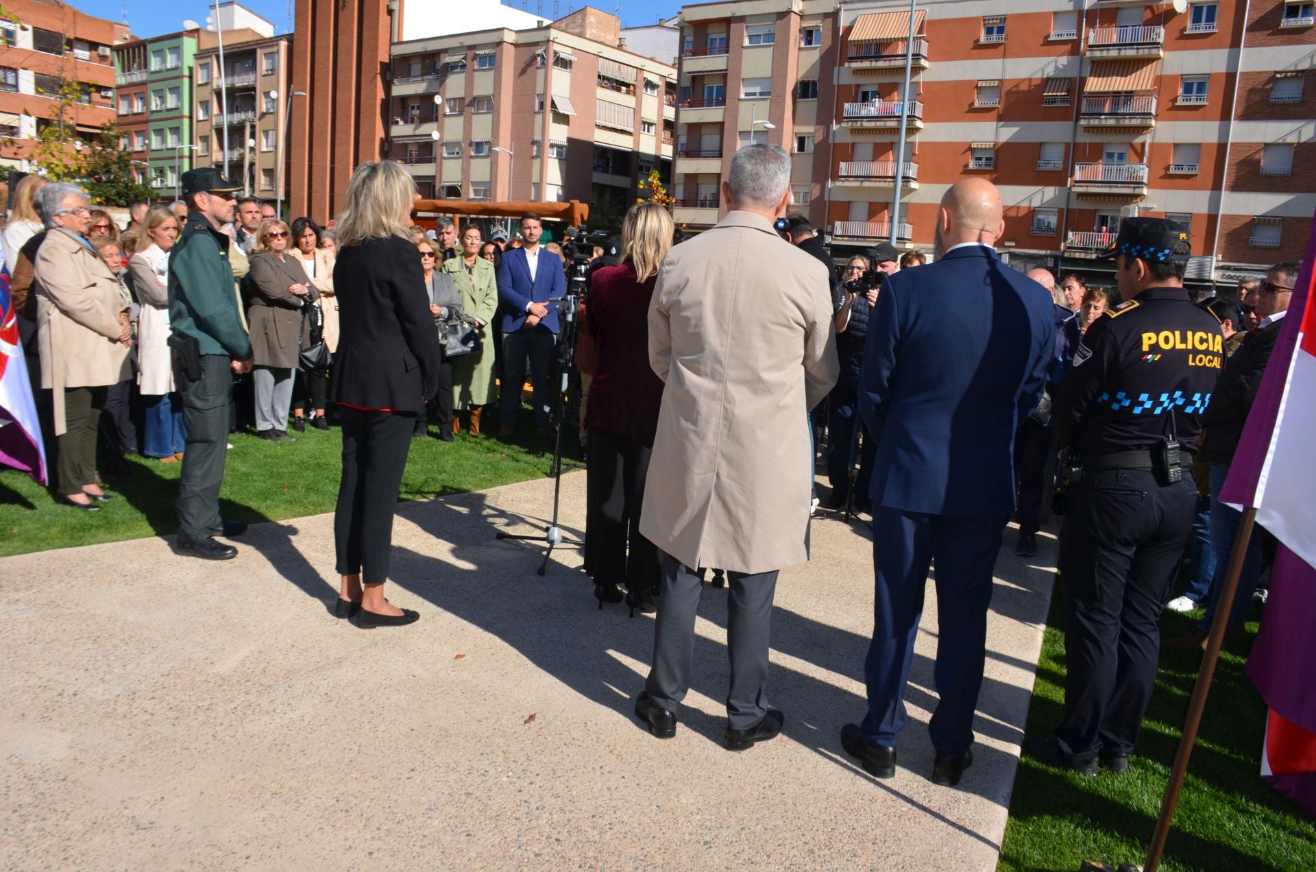 La inauguración del parque Ángel Blanco