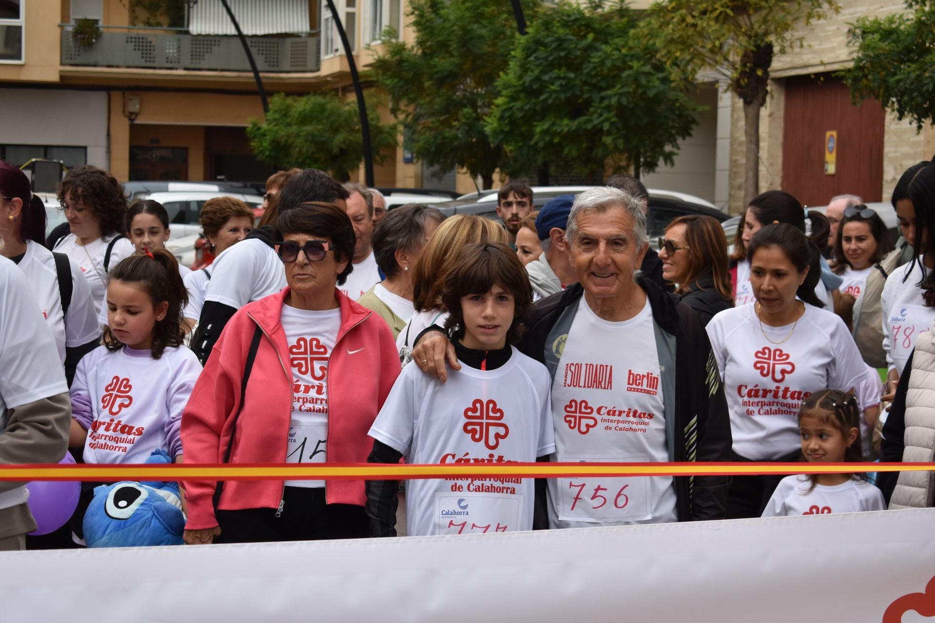 Marcha a favor de Cáritas en Calahorra