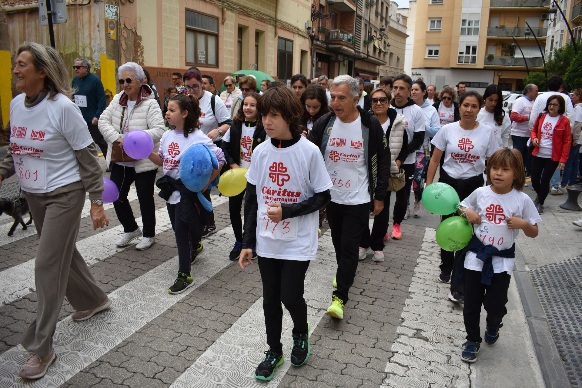 Marcha a favor de Cáritas en Calahorra