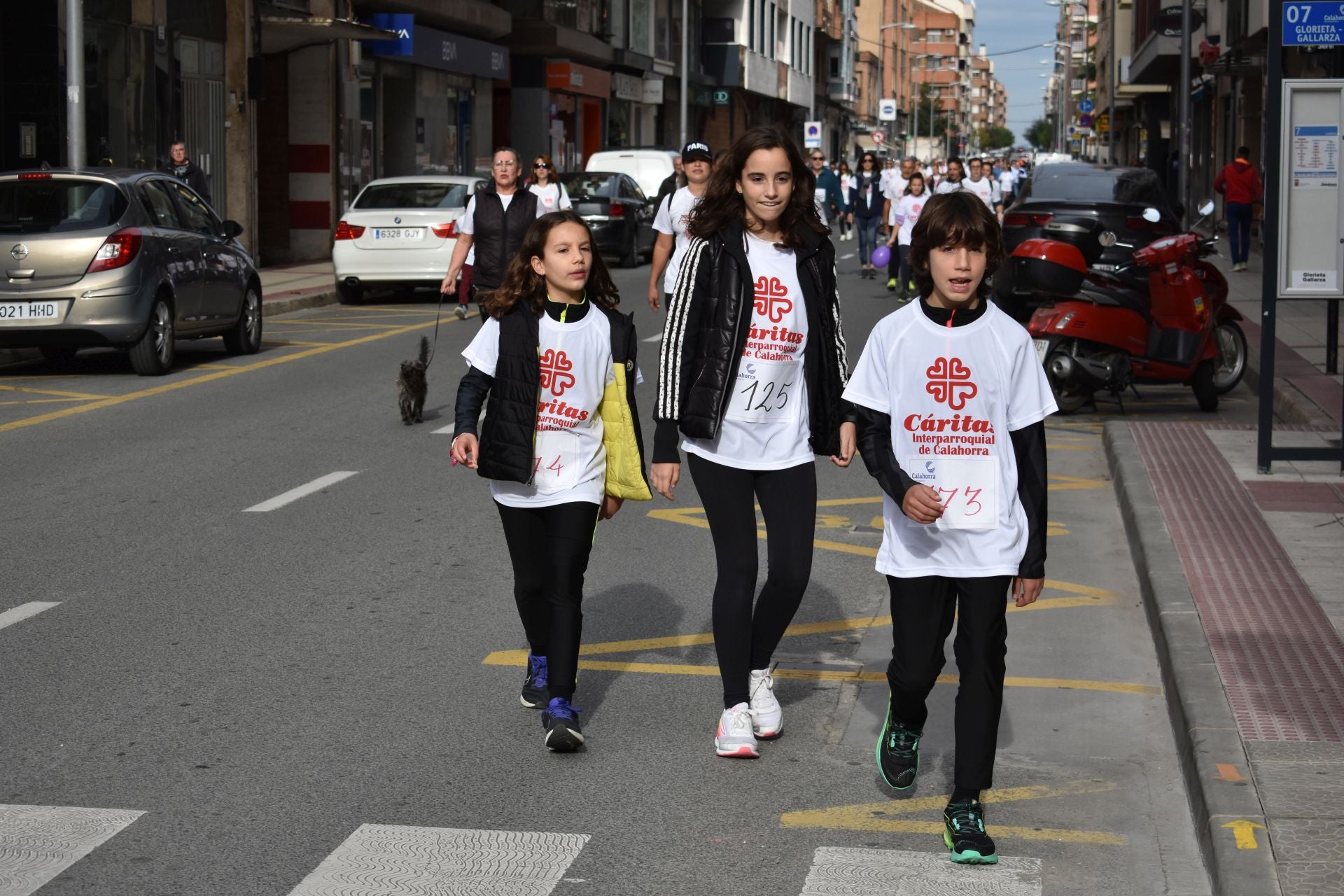 Marcha a favor de Cáritas en Calahorra