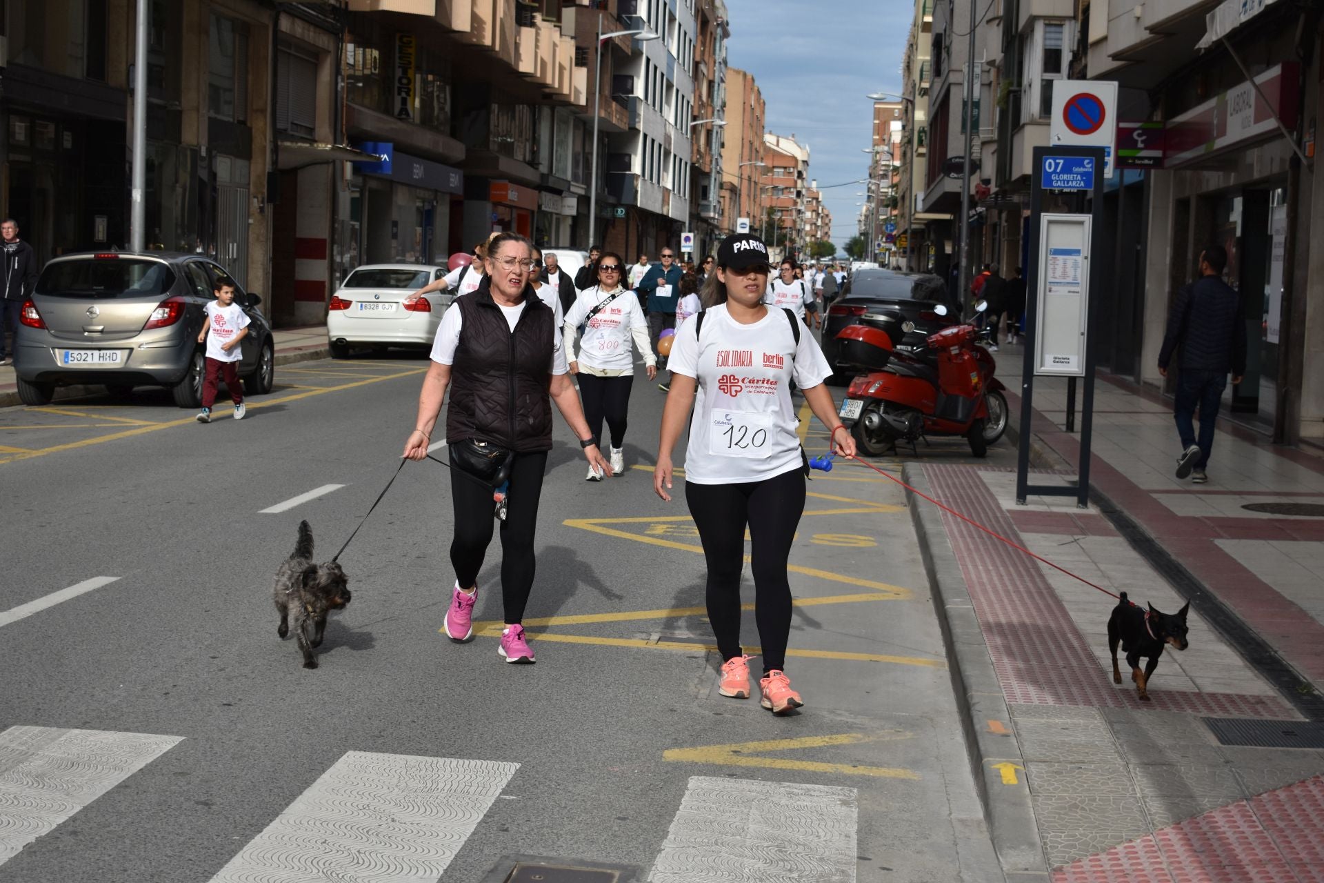 Marcha a favor de Cáritas en Calahorra