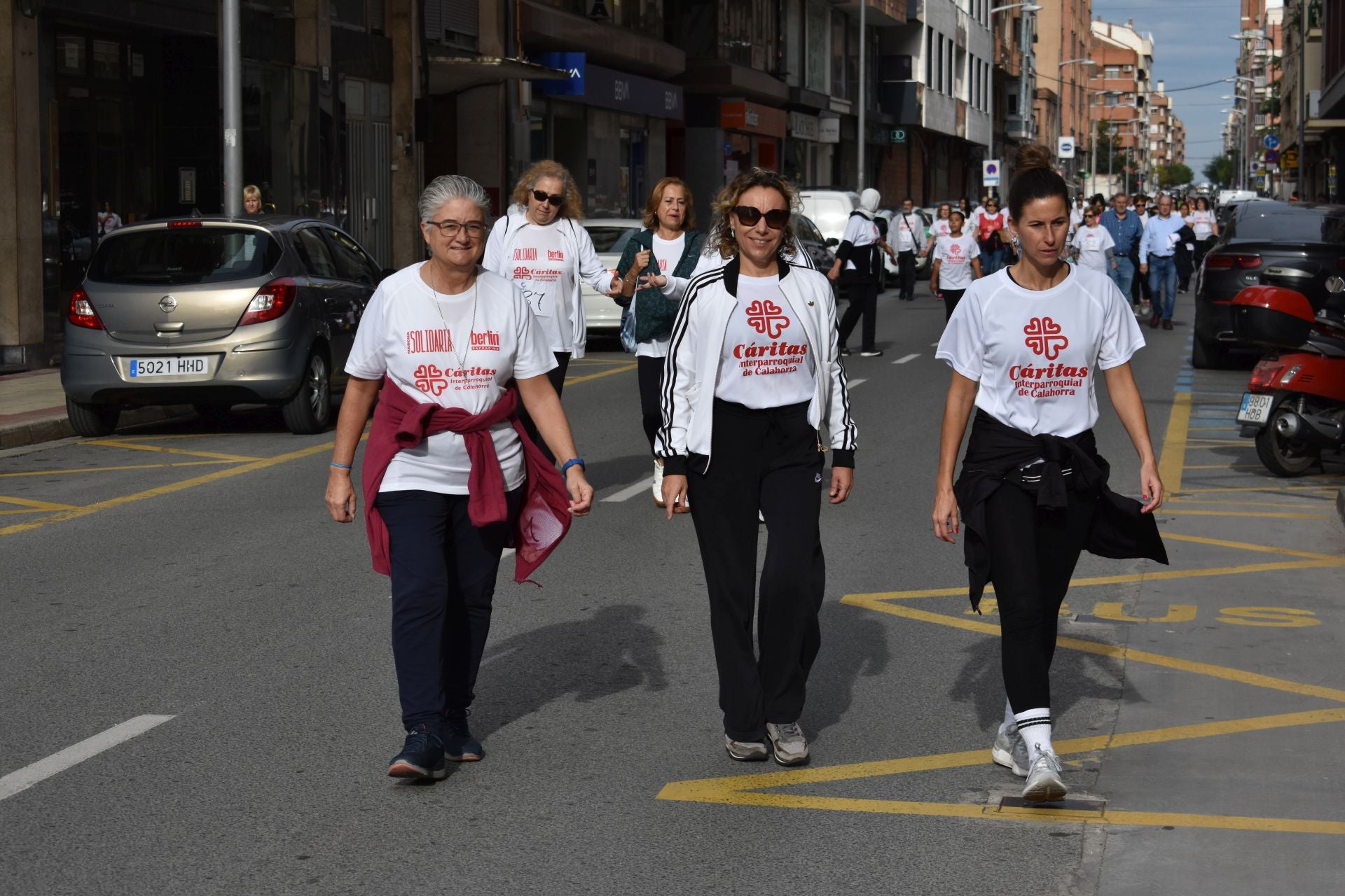 Marcha a favor de Cáritas en Calahorra