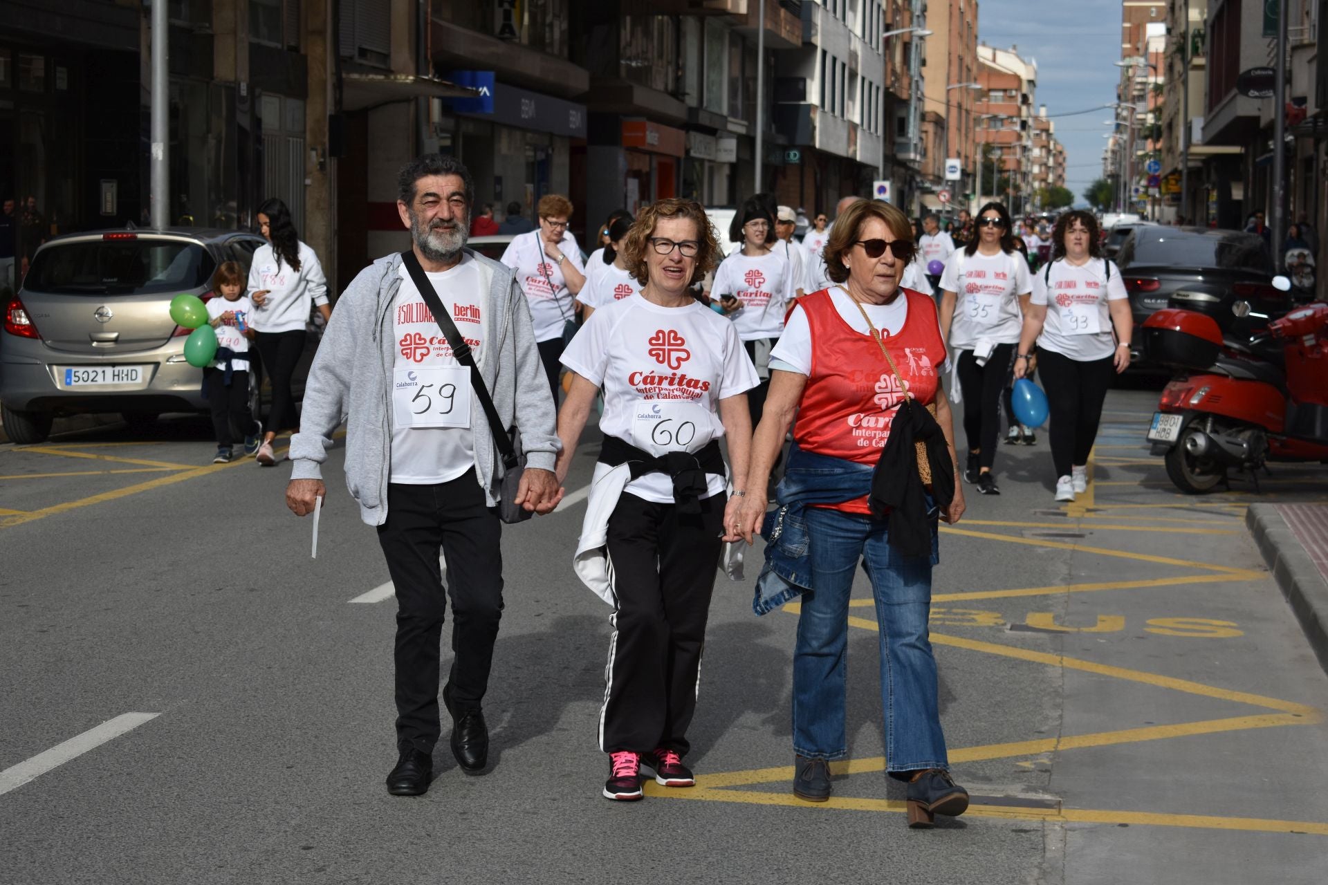 Marcha a favor de Cáritas en Calahorra