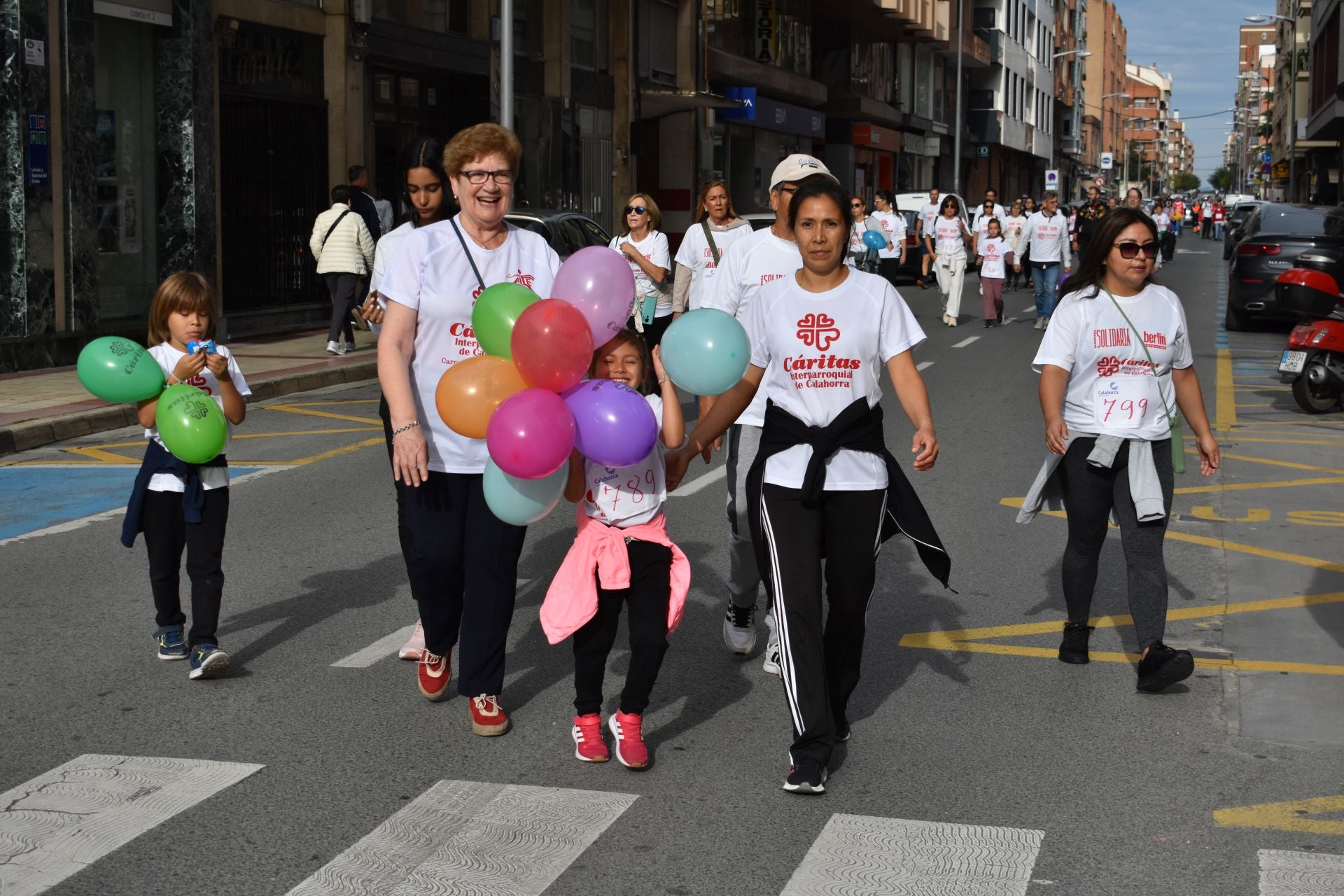 Marcha a favor de Cáritas en Calahorra