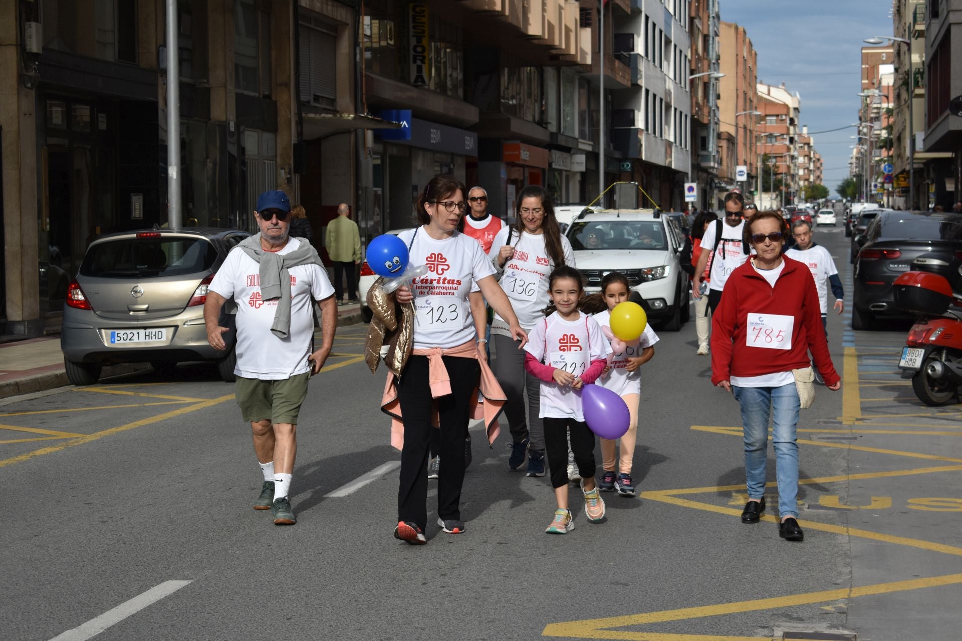 Marcha a favor de Cáritas en Calahorra