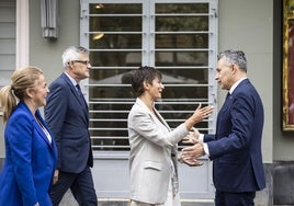 Encuentro, en septiembre, entre la ministra de Vivienda y el alcalde Logroño, para firmar el acuerdo de financiación de la ampliación del Teatro Bretón.