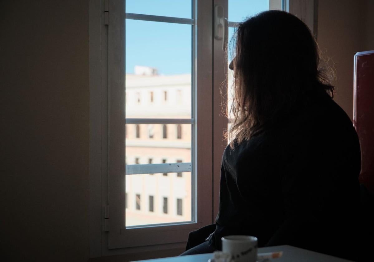 Oriana, en la sede del sindicato, tras mantener una consulta sobre su denuncia a la empresa.