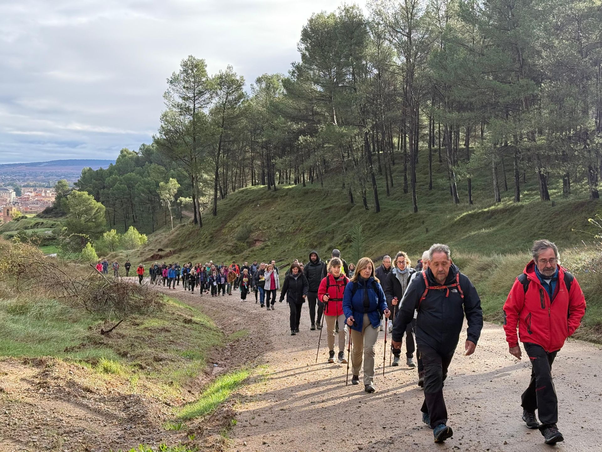 7ª edición de la marcha por el Camino Real de Nájera a San Millán