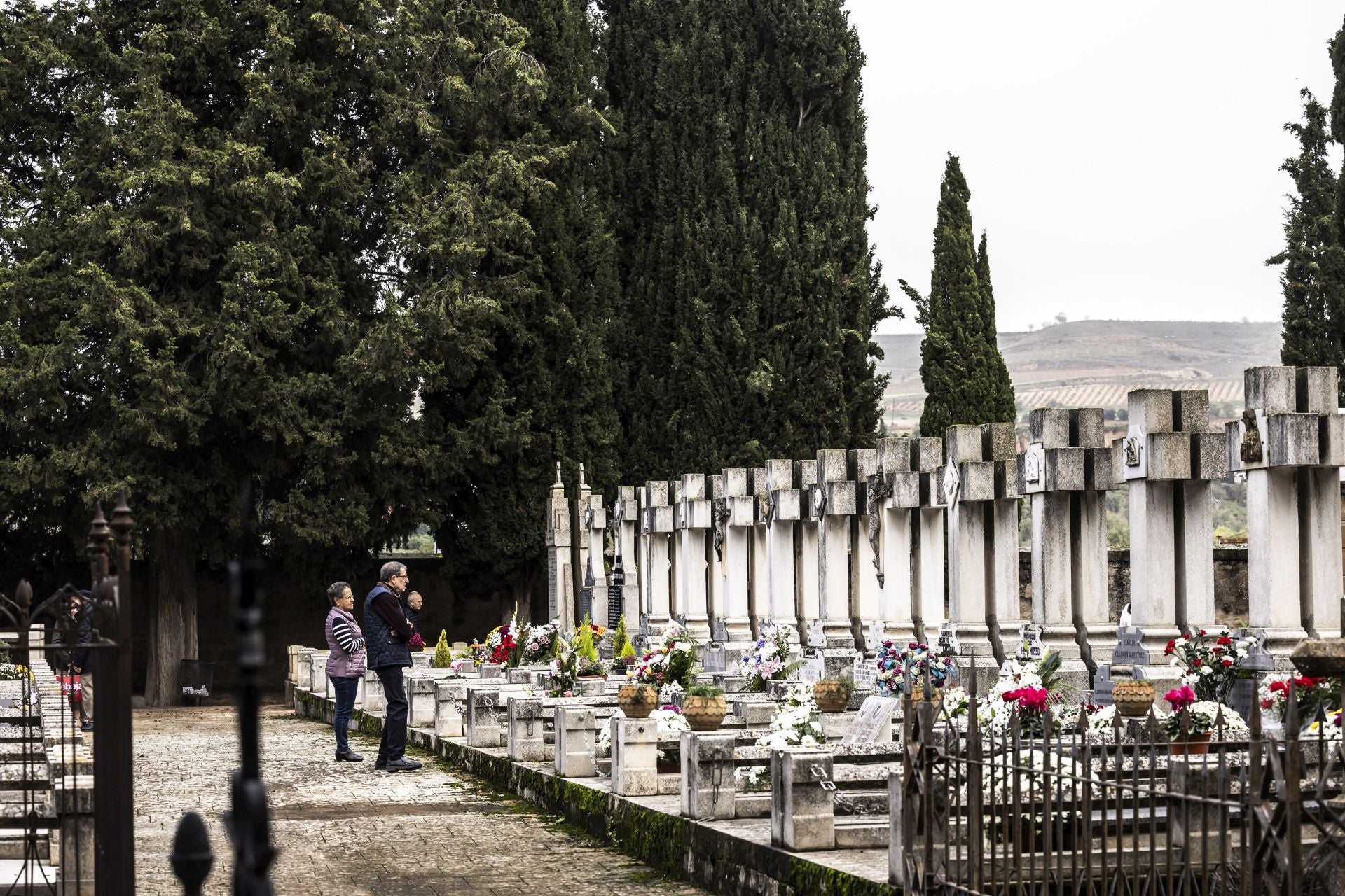 Logroño acude al cementerio a recordar a sus fallecidos