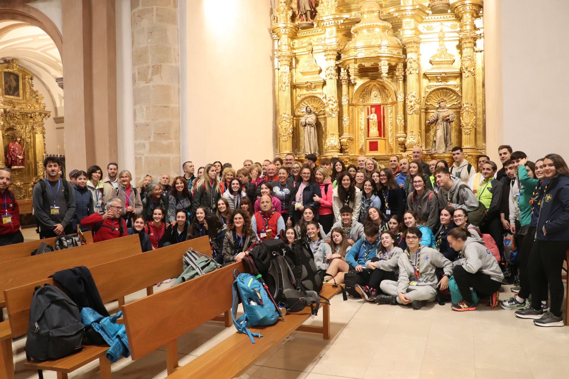 Primeros pasos de la 40 Valvanerada Scout de Arnedo