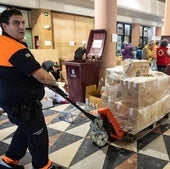 Se suspende la recogida de material para Valencia en la antigua estación de Logroño