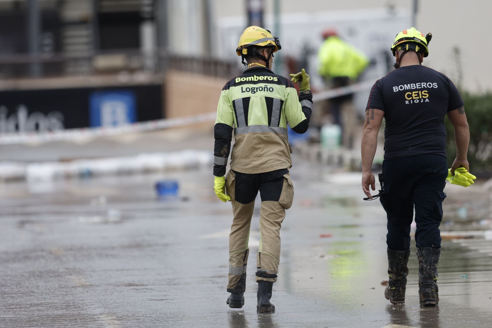 Las imágenes de los bomberos riojanos en Bonaire