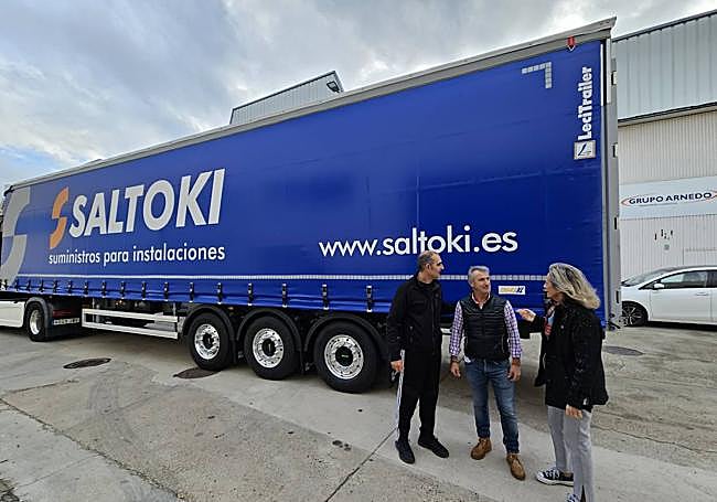 Tráiler enviado a Calahorra.