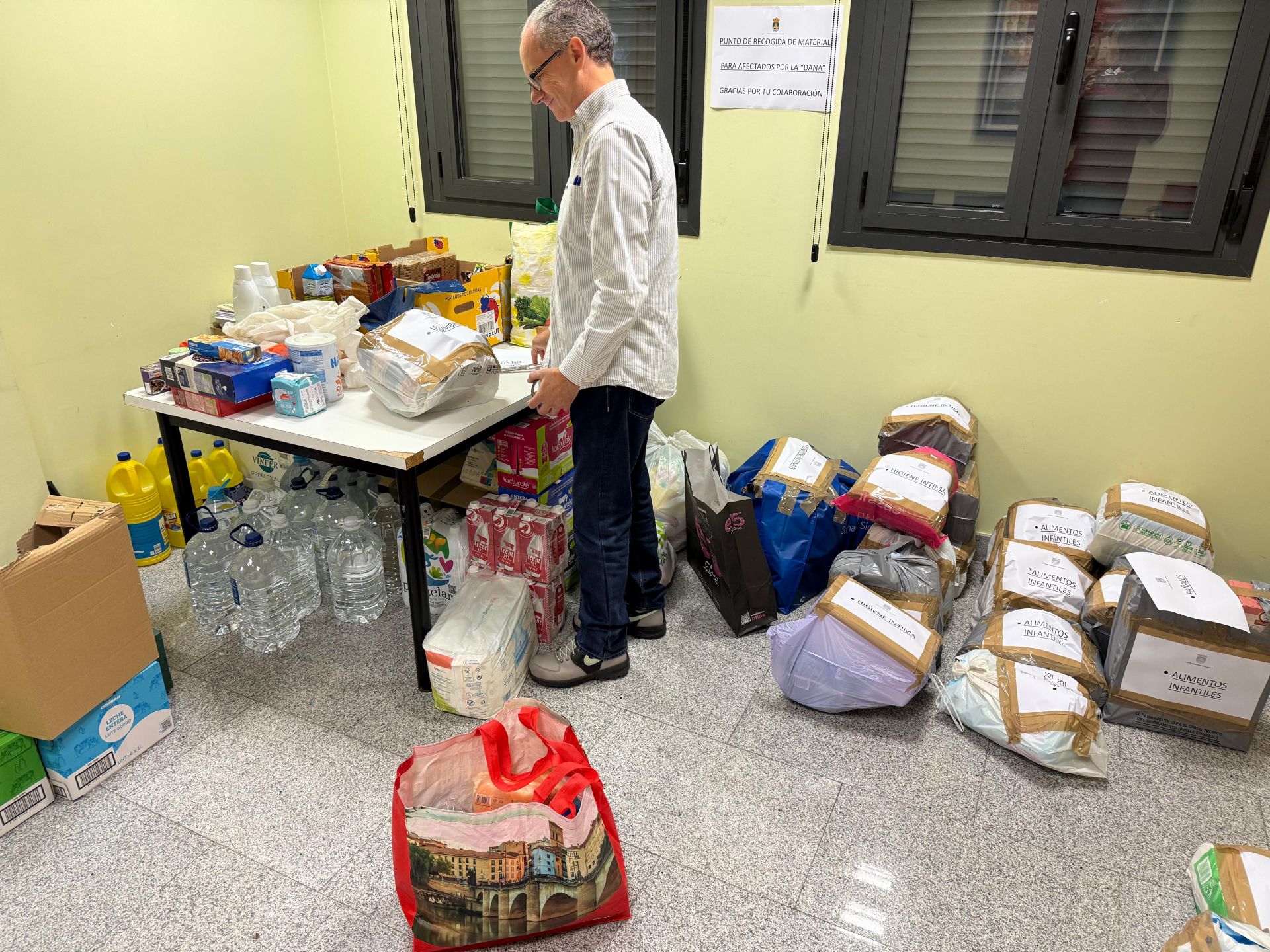 Material en el Ayuntamiento de Nájera.