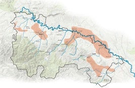 La zona cero de la DANA, trasladada al mapa de La Rioja.