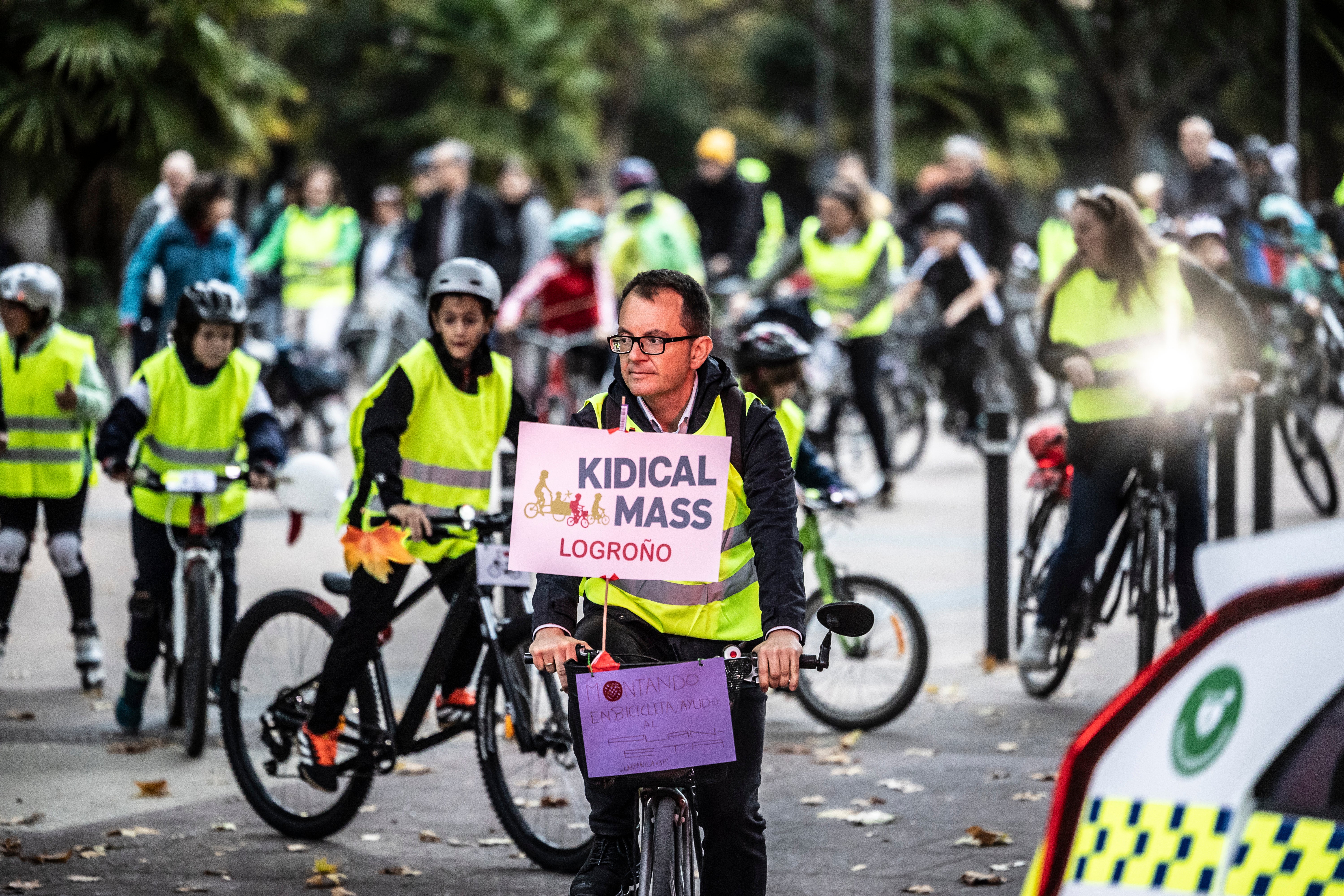 Los niños quieren ir en bici con seguridad a clase