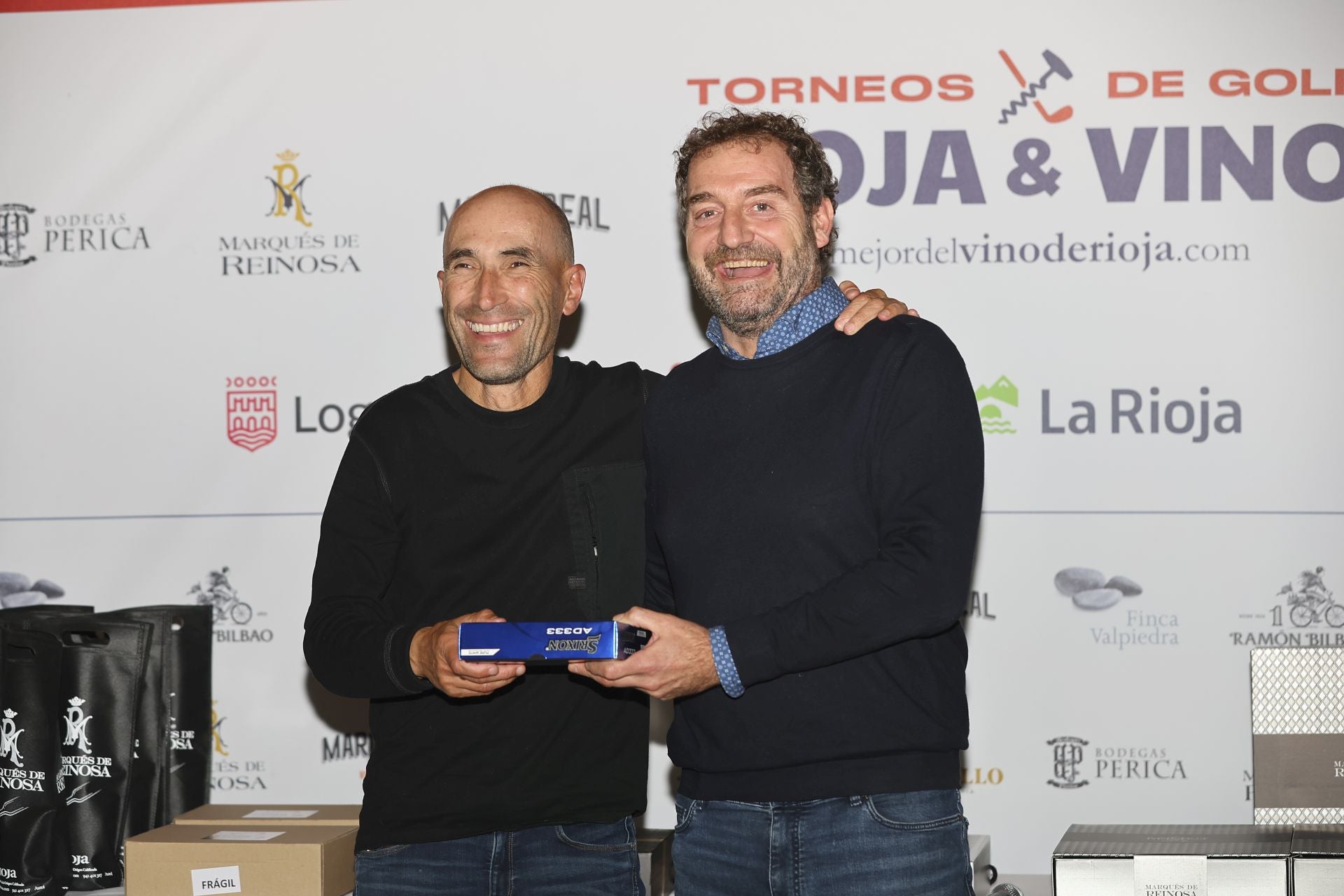 La entrega de premios del torneo Marqués de Reinosa
