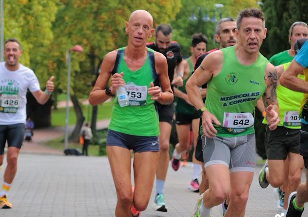 Nuria Pérez, el pasado mes de octubre en la media maratón de Logroño.