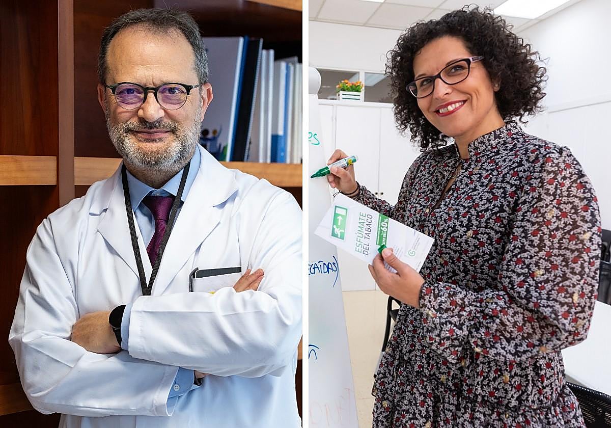 Luis Ángel González y Belinda Sampedro.