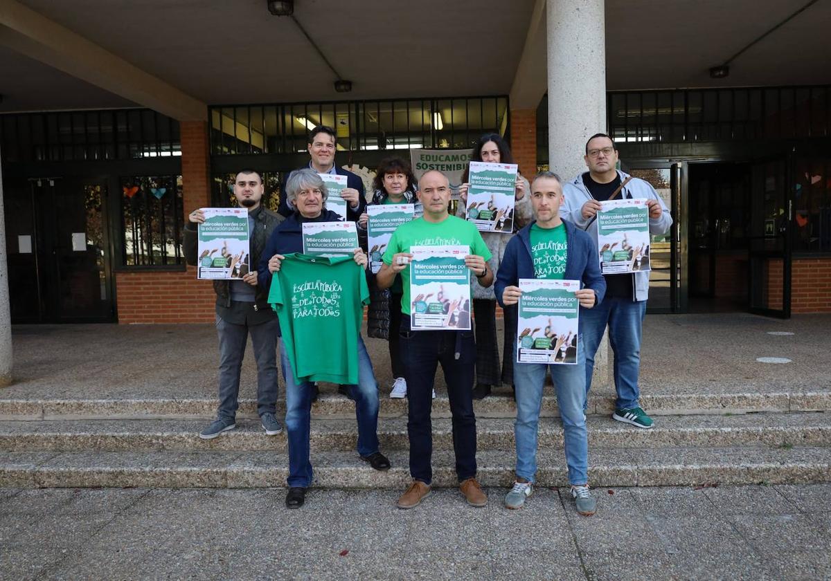 Anuncio de las concentraciones que llevará a cabo la Plataforma en Defensa de la Escuela Pública de La Rioja.