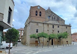 La iglesia de San Pedro de Lardero, que será objeto de una nueva obra de rehabilitación.