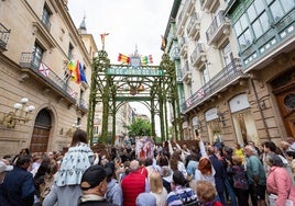 Procesión de San Bernabé, en Logroño.