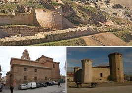 Contrebia Leucade, convento de las Concepcionistas y castillo de Leiva.