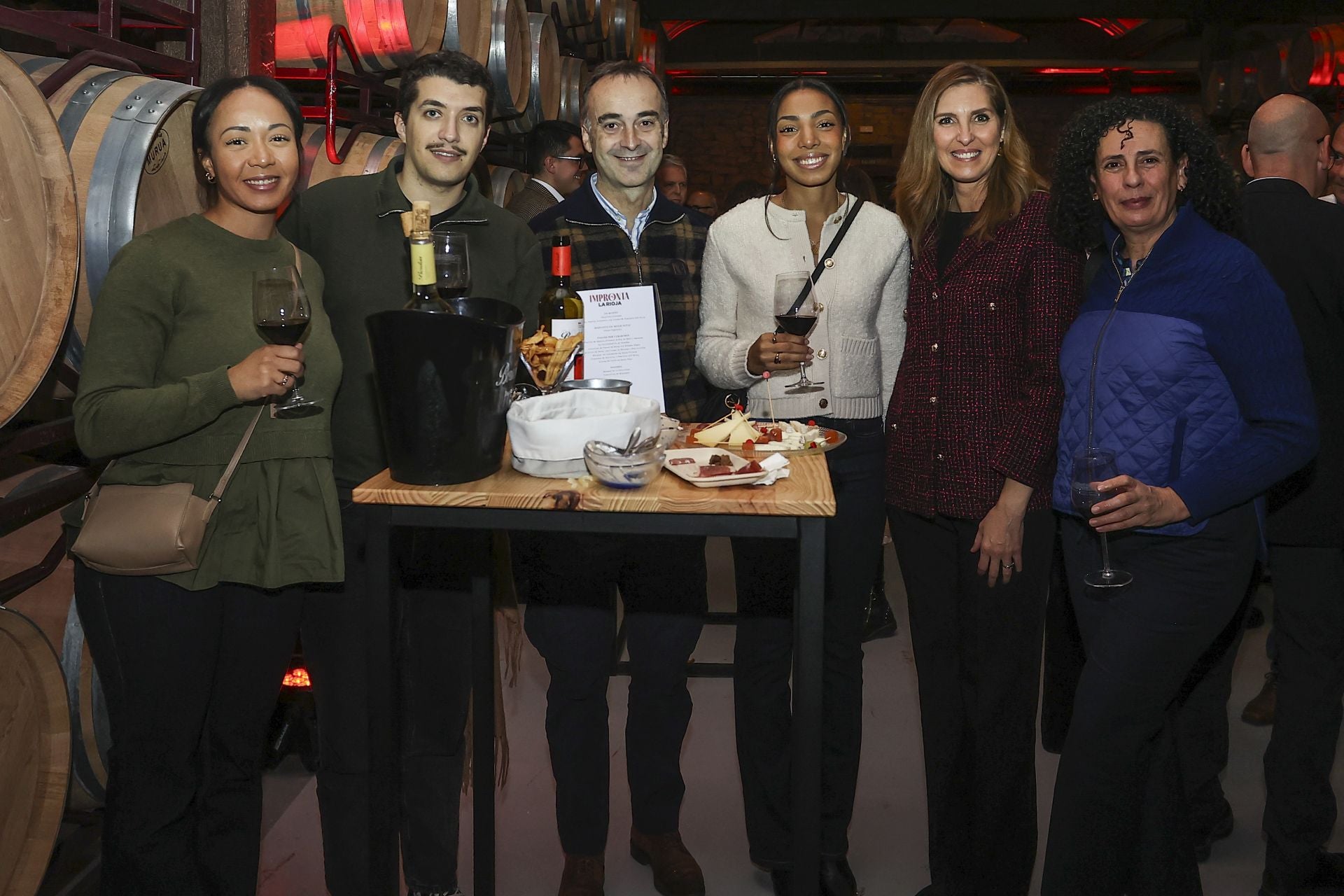 Nerea Silva Obama, Alejandro Ruiz, Federico Bravo, Maite Fernández Obama, Cristina Sigüenza e Inés Martín.