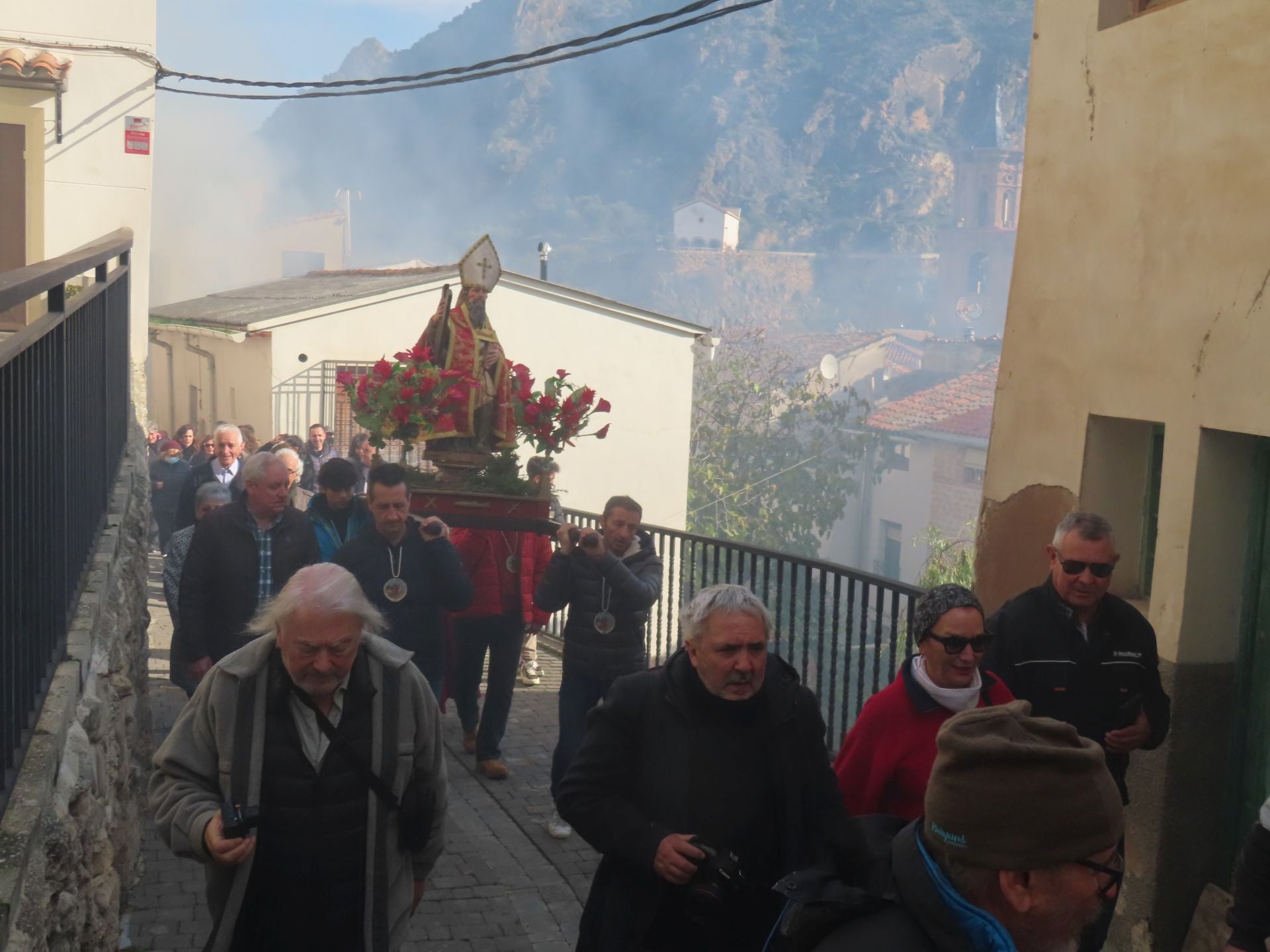 Las imágenes de la Procesión del Humo de Arnedillo