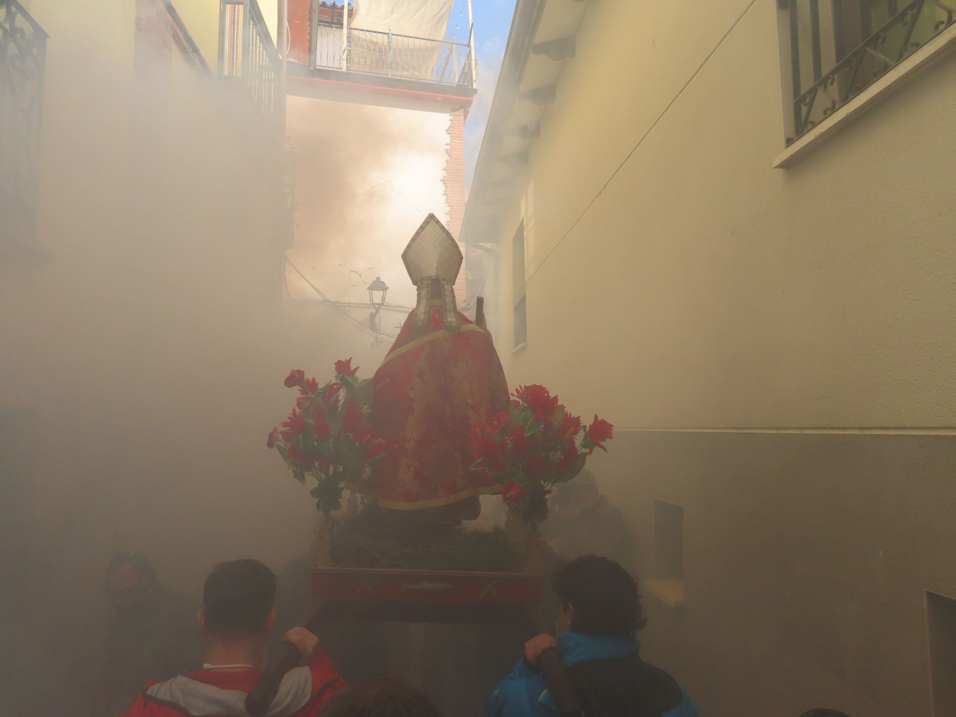 Las imágenes de la Procesión del Humo de Arnedillo