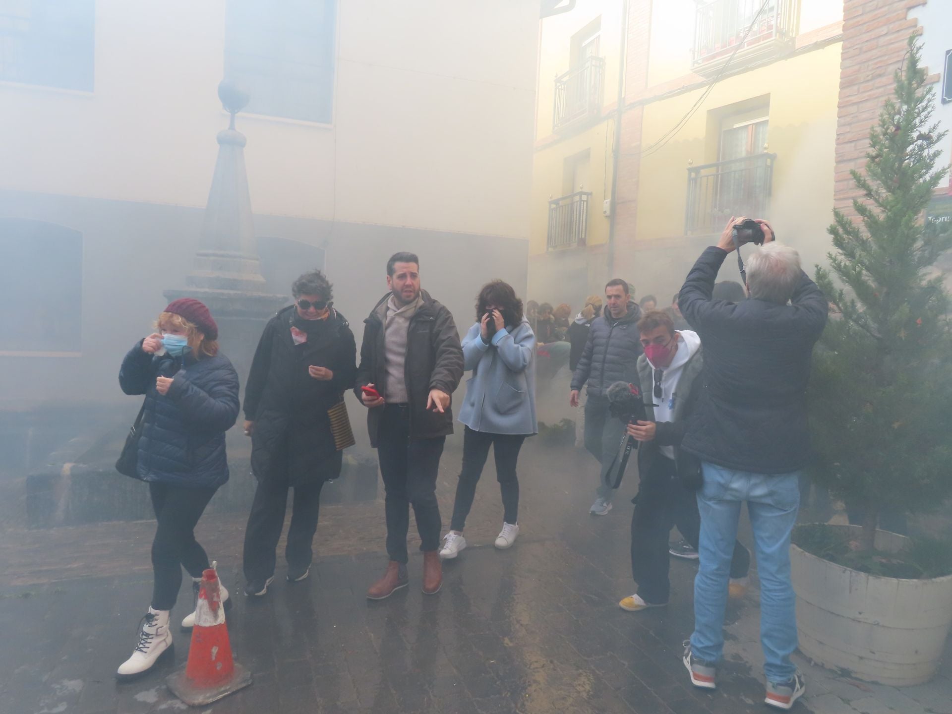 Las imágenes de la Procesión del Humo de Arnedillo