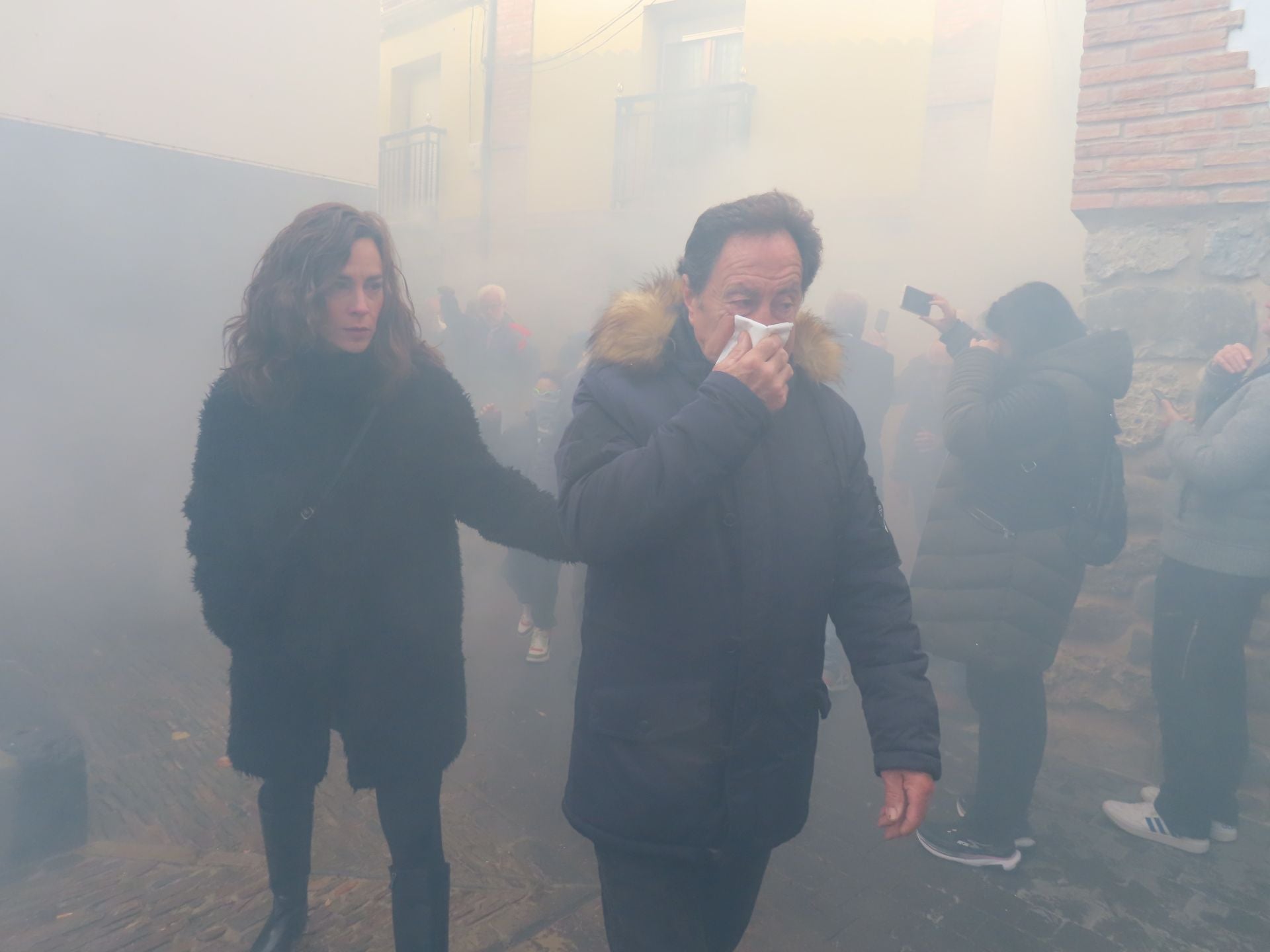 Las imágenes de la Procesión del Humo de Arnedillo