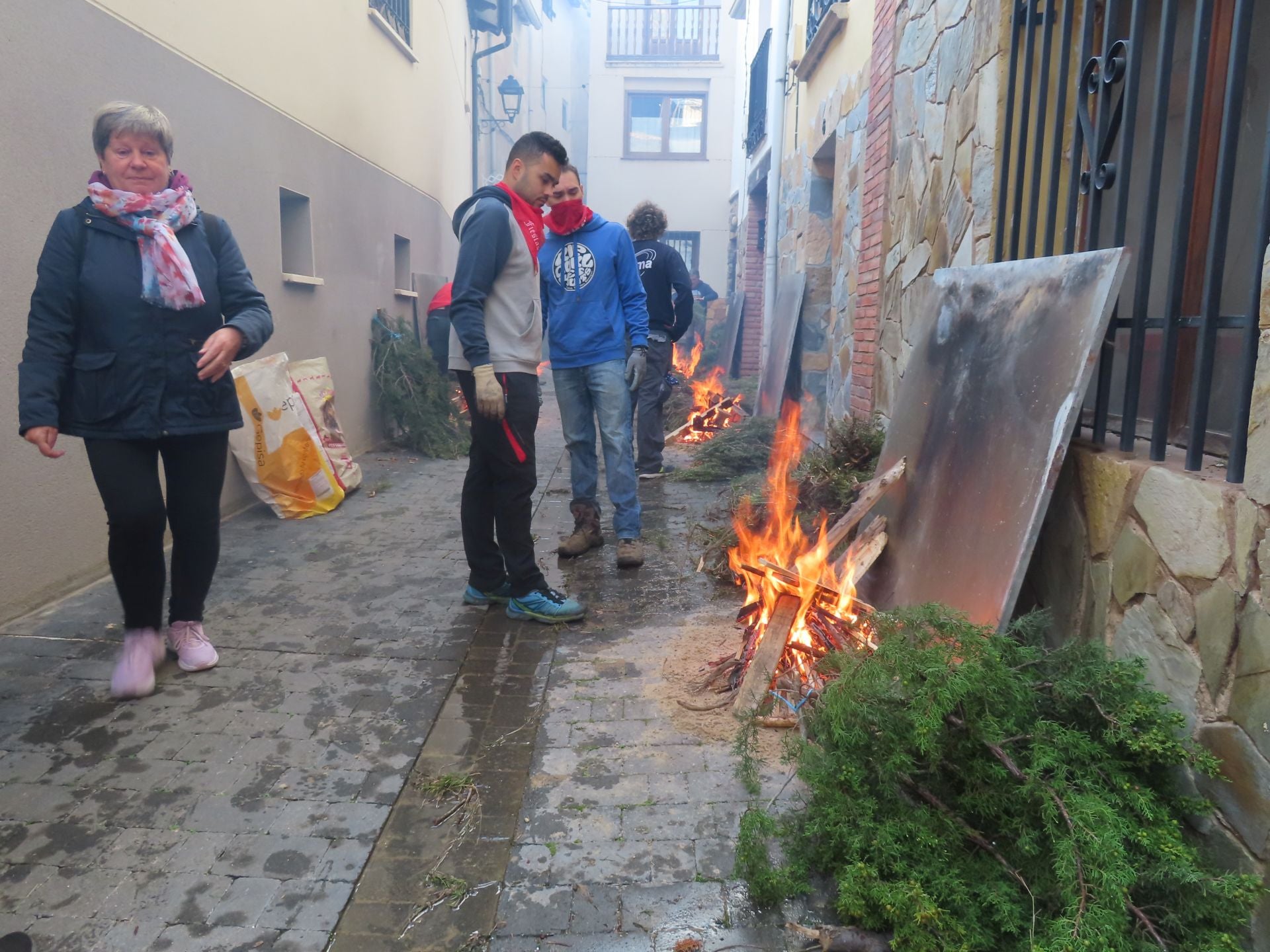 Las imágenes de la Procesión del Humo de Arnedillo