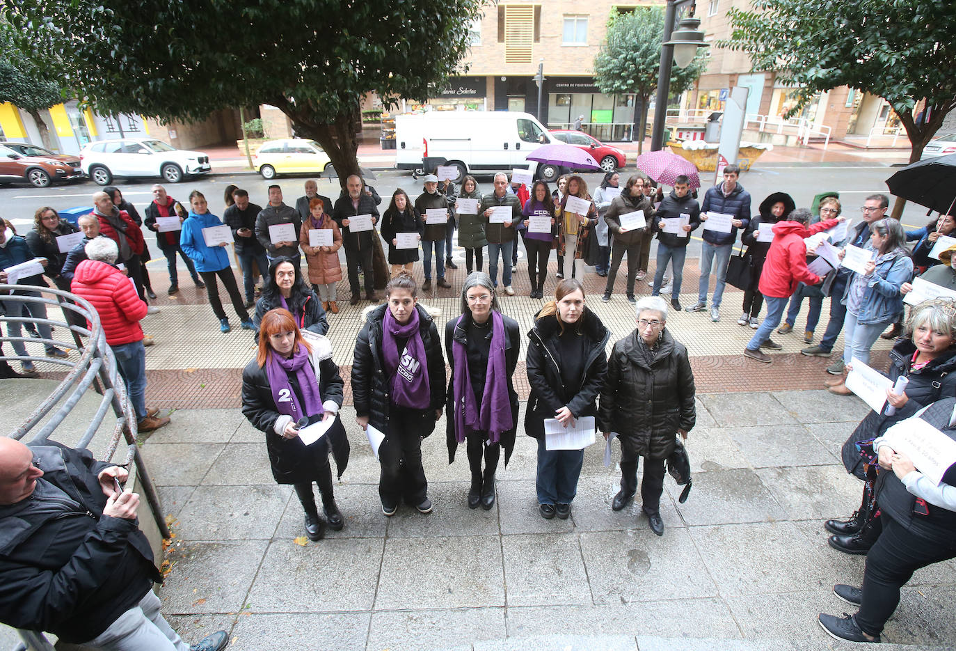 Acto organizado por CC OO con motivo del 25N.