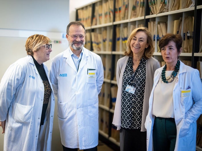 Presentación del proyecto de digitalización de documentos sanitarios.
