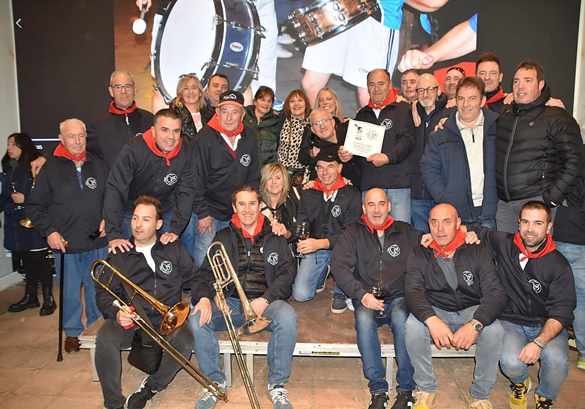 Momento de la celebración en el Museo del Vino de Aldeanueva.
