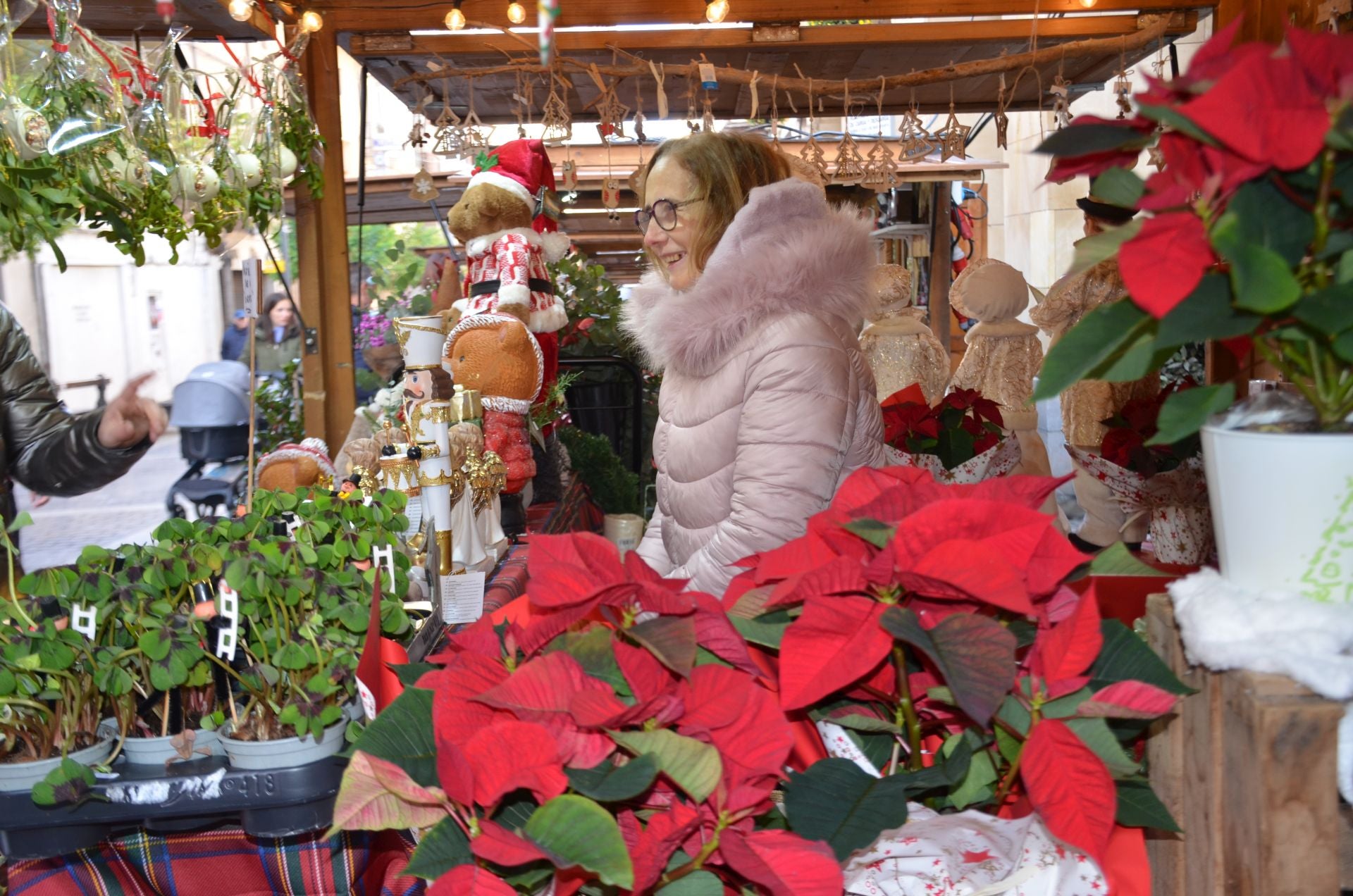 Mañana de mercado navideño en Calahorra