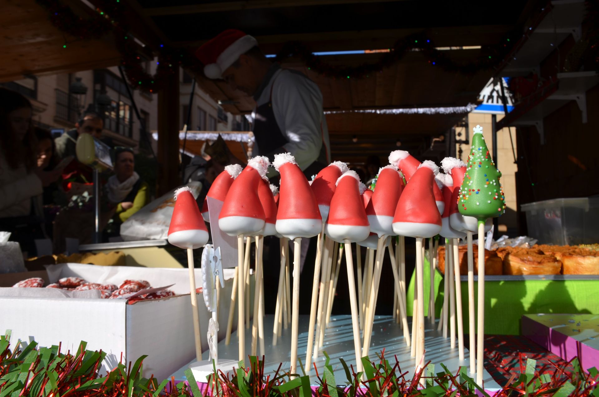 Mañana de mercado navideño en Calahorra