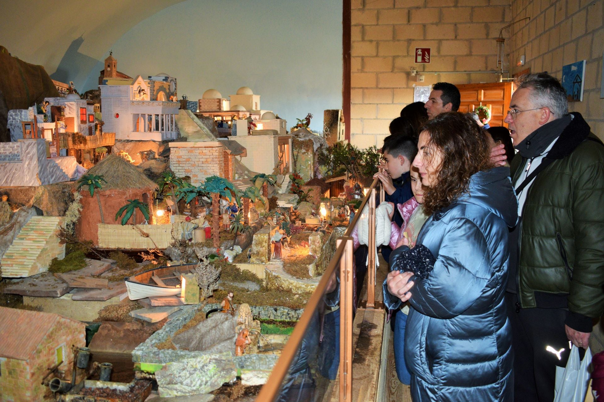 Sorzano da la bienvenida a la Navidad con su belén mecánico
