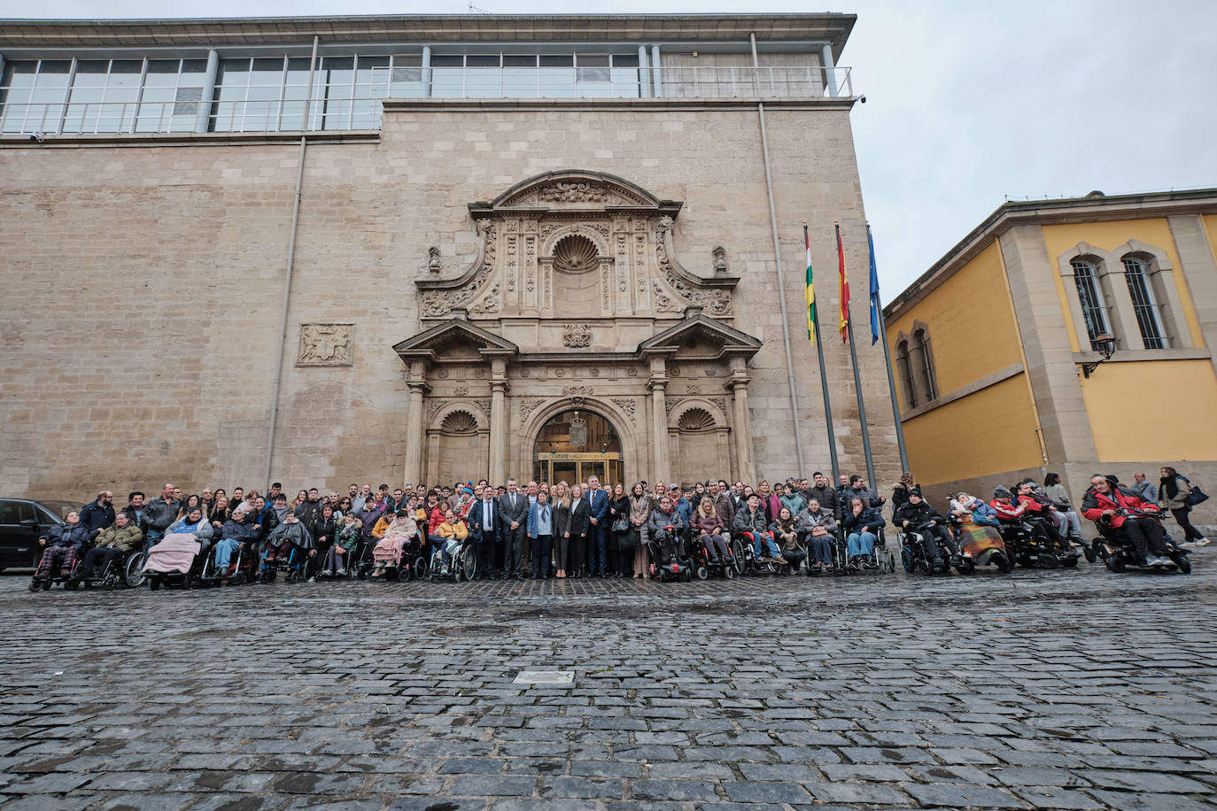 Acto institucional por el Día Internacional de las Personas con Discapacidad, en el Parlamento de La Rioja.