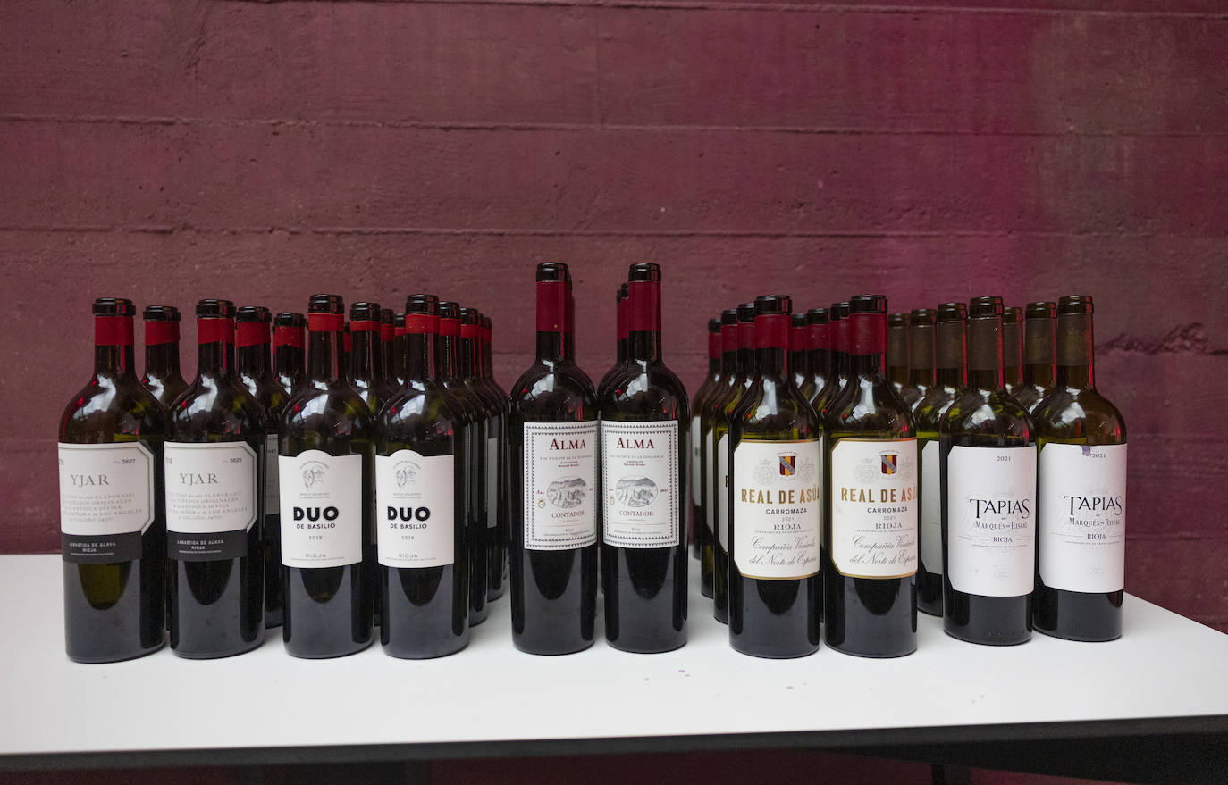 La cata con repóquer de vinos y de bodegueros, en imágenes