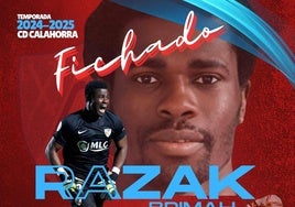 Razak Brimah, nuevo fichaje del CD Calahorra.
