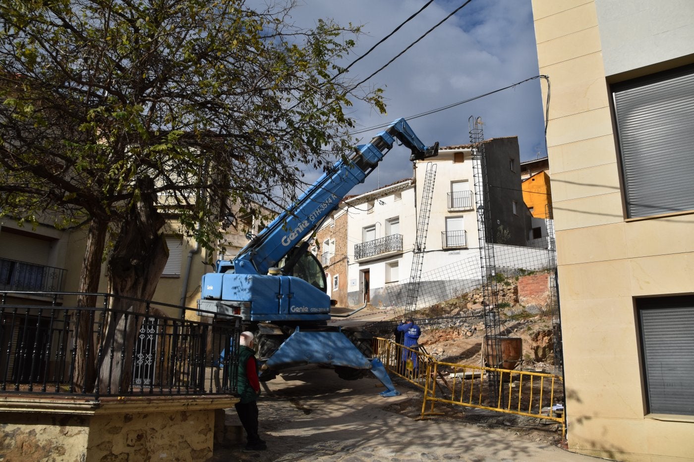 Comenzaron las obras del nuevo consultorio de Grávalos