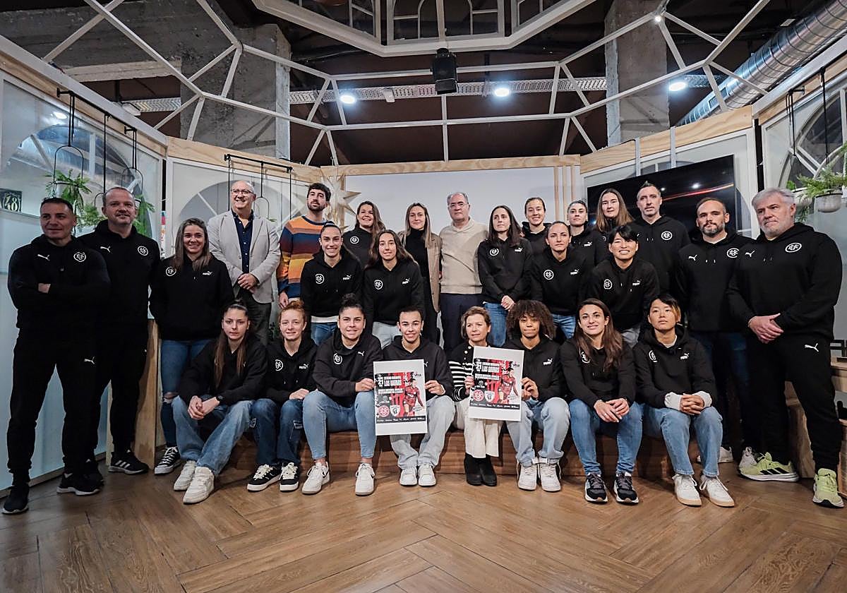 Imagen de la presentación de la iniciativa, esta mañana, en Santos Ochoa.