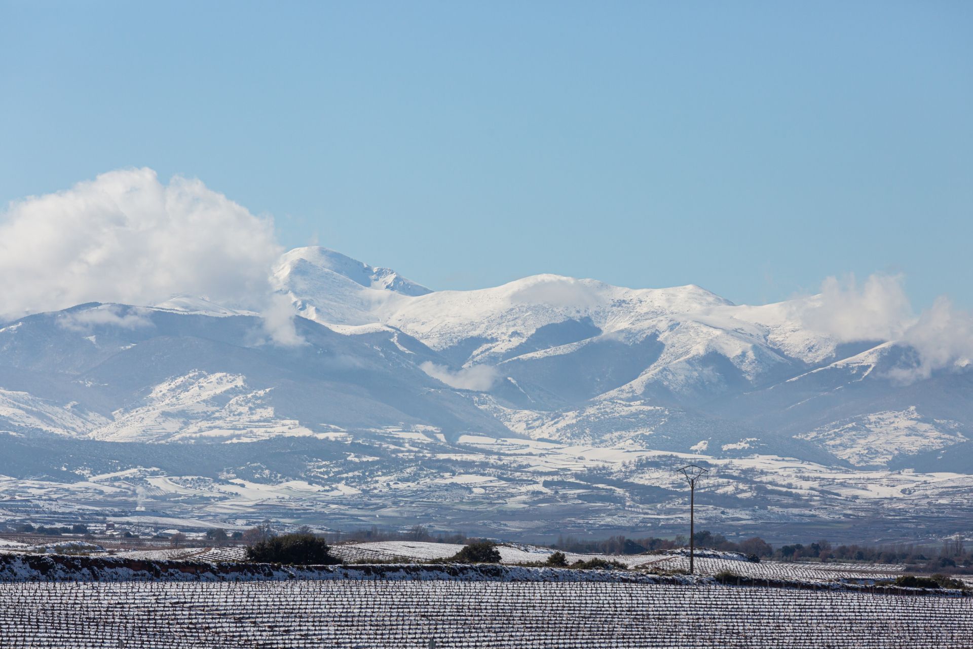 Las nevadas resultan cada vez más escasas en La Rioja.
