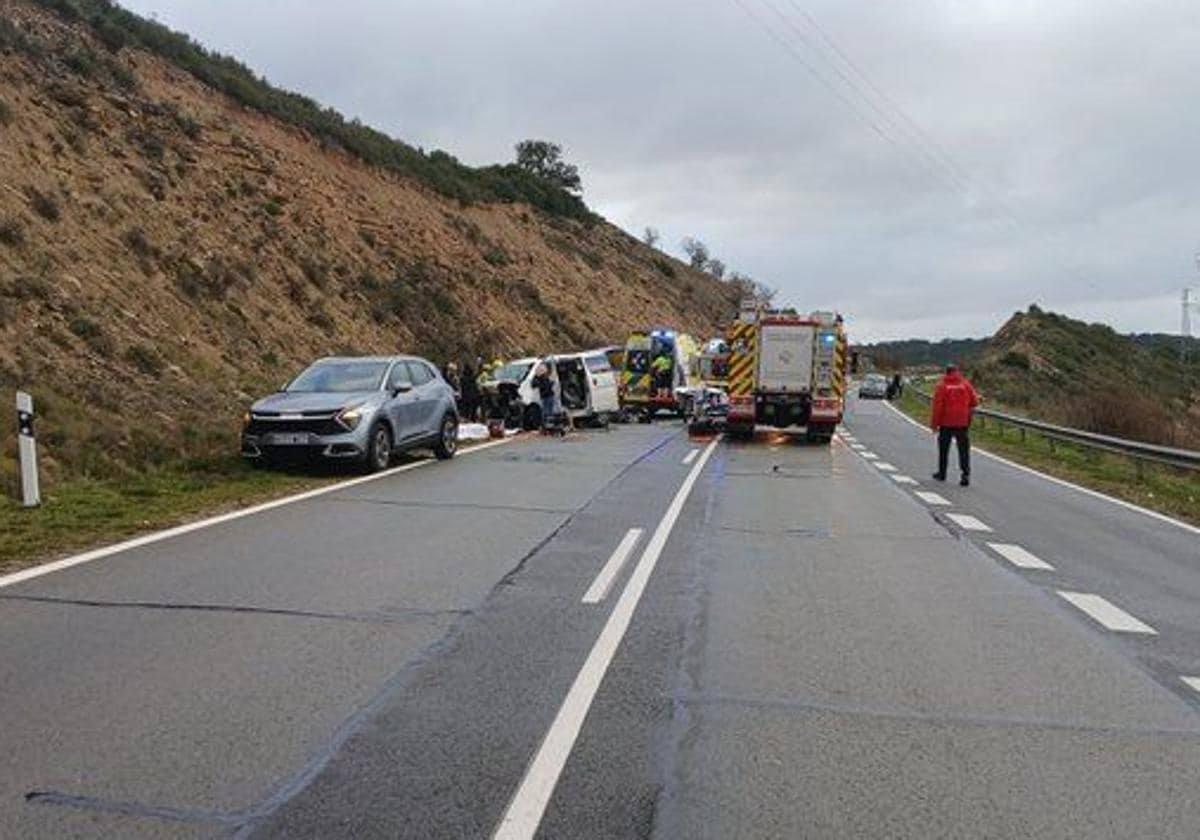 Imagen del accidente.