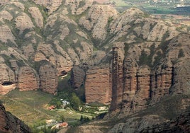 Peñas de la zona de Viguera, en una imagen de archivo.