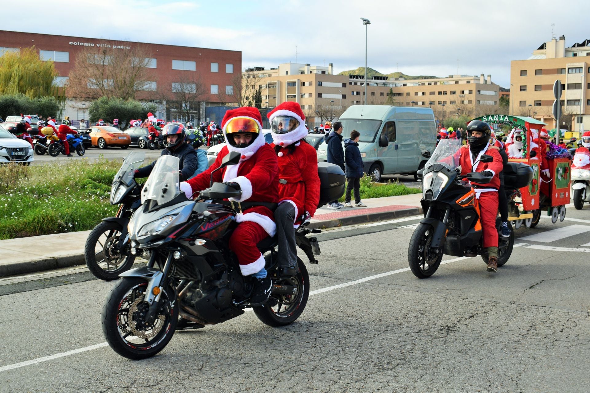 La llegada de Papá Noel en moto a Entre Ríos, en imágenes